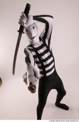 JIRKA STANDING POSE WITH KATANA AND GUN